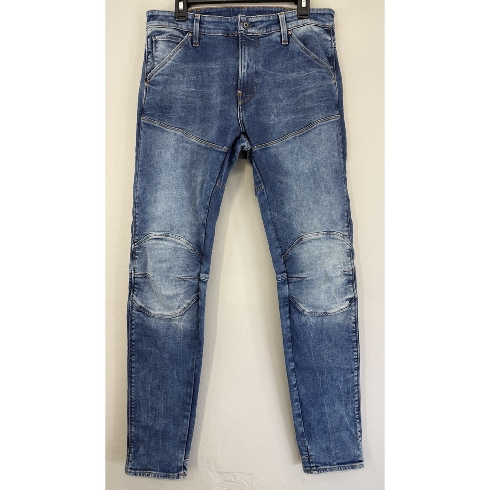 G-Star Raw 5620 3D Skinny Jeans Men's Tagged 33x32 Moto Stretch Denim